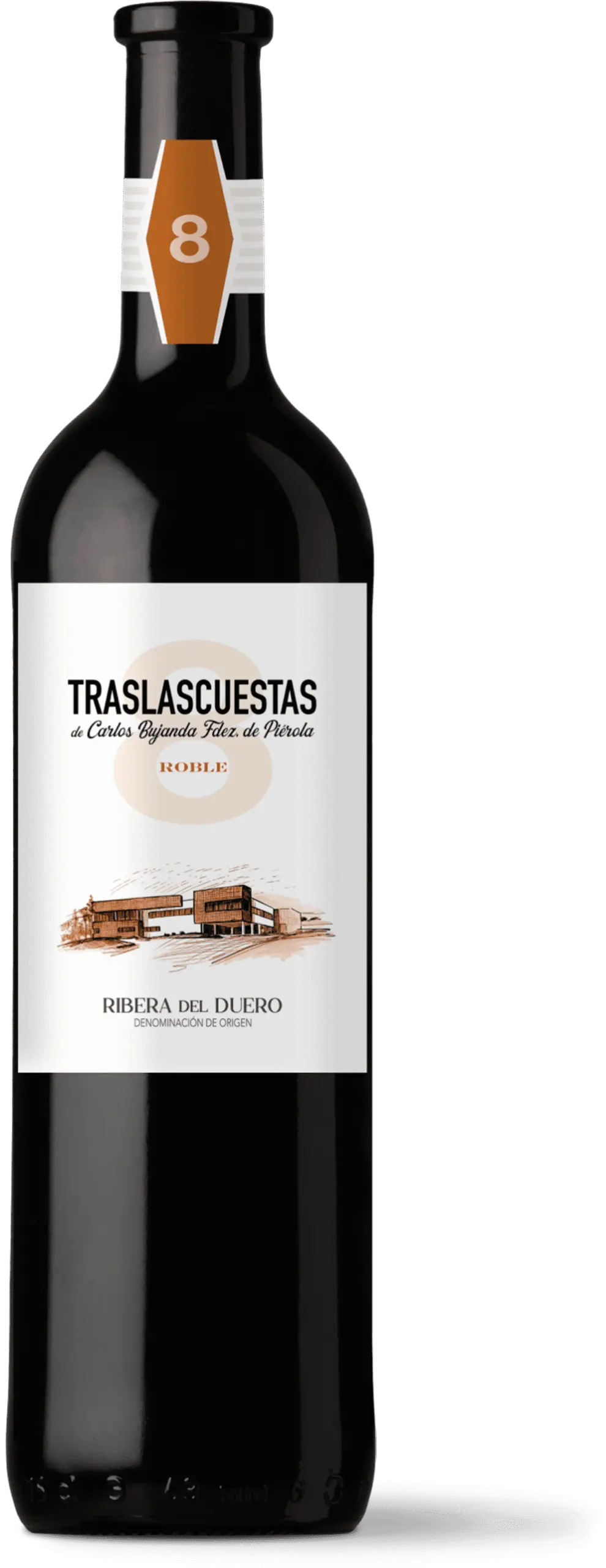 Imagen de la botella Traslascuestas Roble – Ribera del Duero